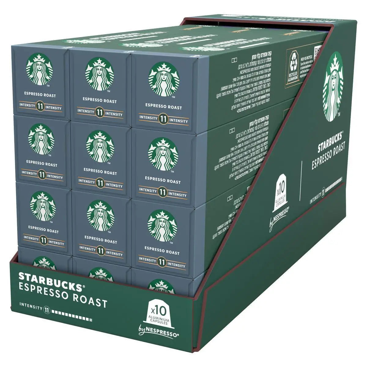 STARBUCKS by NESPRESSO - Espresso Roast-intense roeste, intensity 11 - 12x10caps (120 Cápsulas)
