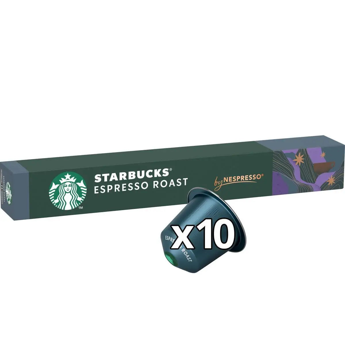 STARBUCKS by NESPRESSO - Espresso Roast-intense roeste, intensity 11 - 12x10caps (120 Cápsulas)