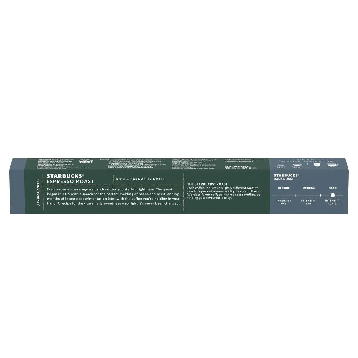 STARBUCKS by NESPRESSO - Espresso Roast-intense roeste, intensity 11 - 12x10caps (120 Cápsulas)