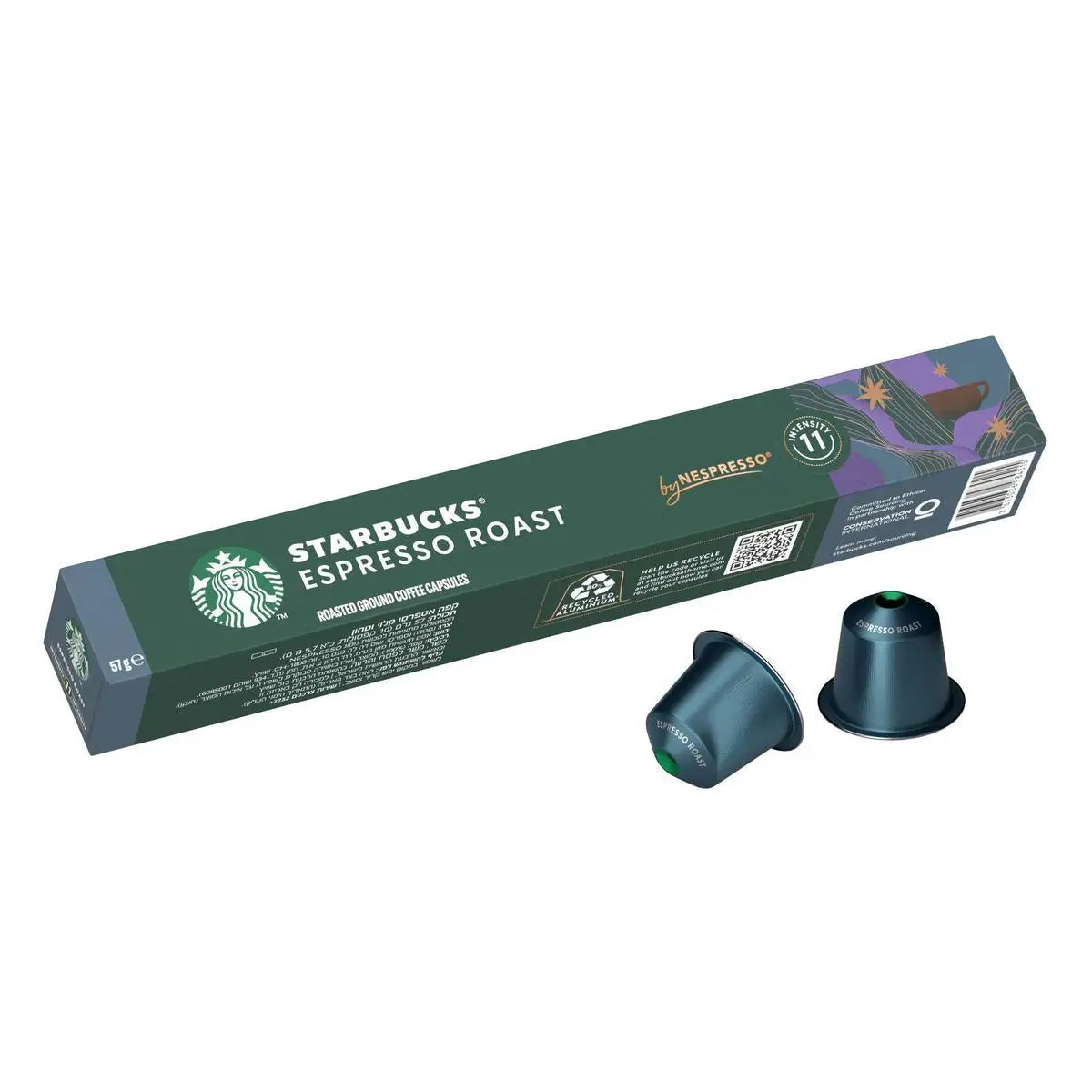 STARBUCKS by NESPRESSO - Espresso Roast-intense roeste, intensity 11 - 12x10caps (120 Cápsulas)